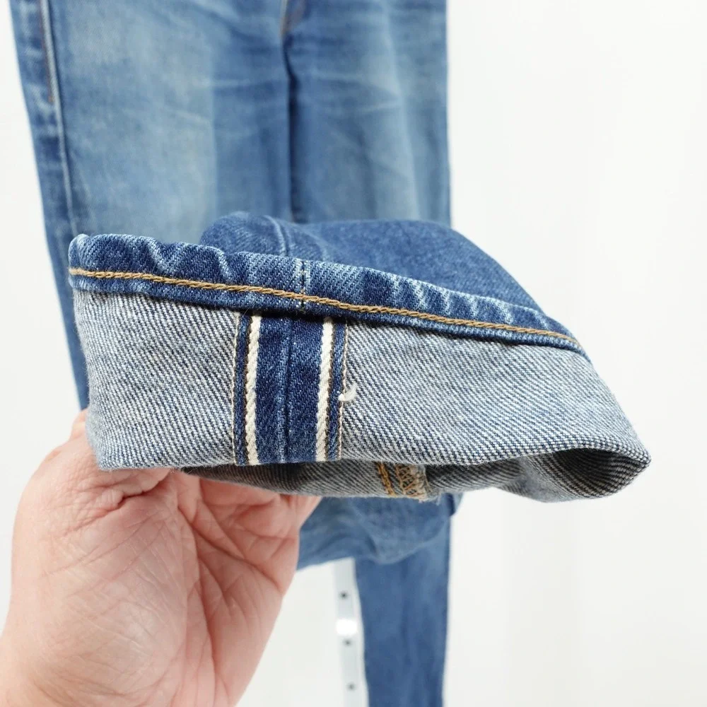 Levi's Japanese Jeans SZ 30/34 511 Selvedge Slim Fades Iconic Classic Casual